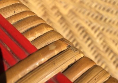 Fauteuil osier début de siècle